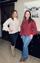 Load image into Gallery viewer, The Tahoma Sweater {Brick}