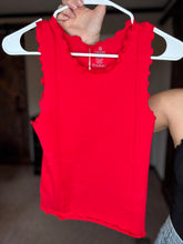 Load image into Gallery viewer, The Lettuce Tank Top {red}