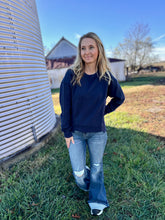 Load image into Gallery viewer, The Winter Crewneck {Dark Night}