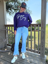 Load image into Gallery viewer, The Arla High Rise Fringe Bootcut Jean