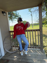 Load image into Gallery viewer, Game Day Crewneck {Red}