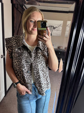 Load image into Gallery viewer, The Peoria Vest {Leopard}
