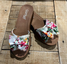 Load image into Gallery viewer, Spray Tan Sandals {Floral}