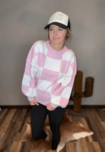 Load image into Gallery viewer, Dixie Checkered Sweater