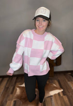 Load image into Gallery viewer, Dixie Checkered Sweater