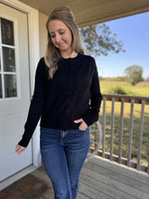 Load image into Gallery viewer, The Maryn Cardigan {Black}
