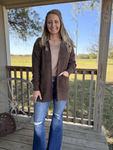 Load image into Gallery viewer, The Luray Cardigan {Brown}