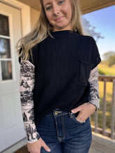 Load image into Gallery viewer, The Texanna Sweater {Black}