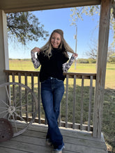 Load image into Gallery viewer, The Texanna Sweater {Black}