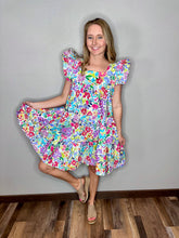 Load image into Gallery viewer, All Eyes On Me Floral Print Dress