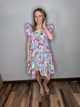Load image into Gallery viewer, All Eyes On Me Floral Print Dress