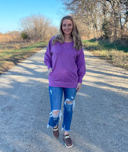 Load image into Gallery viewer, The BEST Crewneck {Purple}