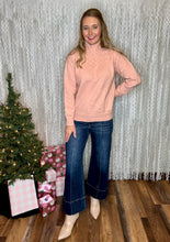Load image into Gallery viewer, The Joy Mock Neck Sweater {Pink}