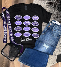 Load image into Gallery viewer, Stacked Footballs {KSU}
