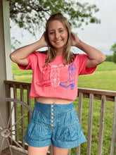 Load image into Gallery viewer, Red, White &amp; Boots Tee
