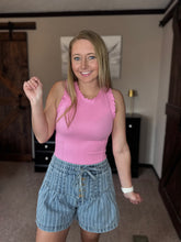 Load image into Gallery viewer, The Lettuce Tank Top {pink}
