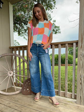 Load image into Gallery viewer, The Marlette Crop Wide Pintuck Jeans
