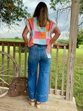 Load image into Gallery viewer, The Marlette Crop Wide Pintuck Jeans
