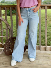 Load image into Gallery viewer, The Sloane Tummy Control Wide Jeans
