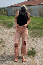 Load image into Gallery viewer, 90&#39;s Vintage Crop Flare Jeans
