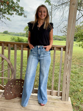Load image into Gallery viewer, The Holland High Waist Wide Pintuck Jean
