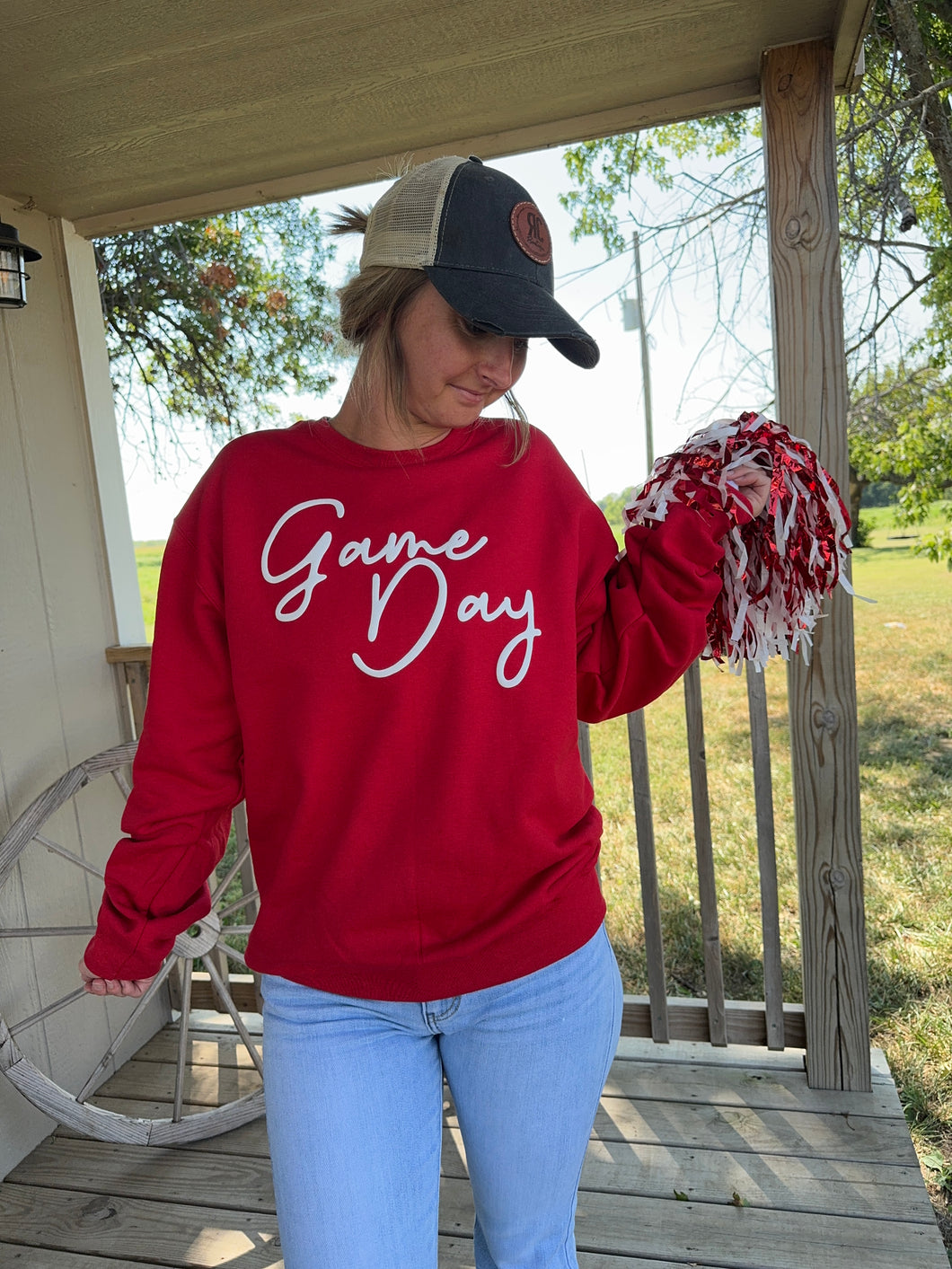 Game Day Crewneck {Red}