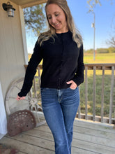 Load image into Gallery viewer, The Maryn Cardigan {Black}
