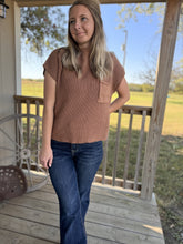 Load image into Gallery viewer, The Texanna Sweater {Deep Camel}
