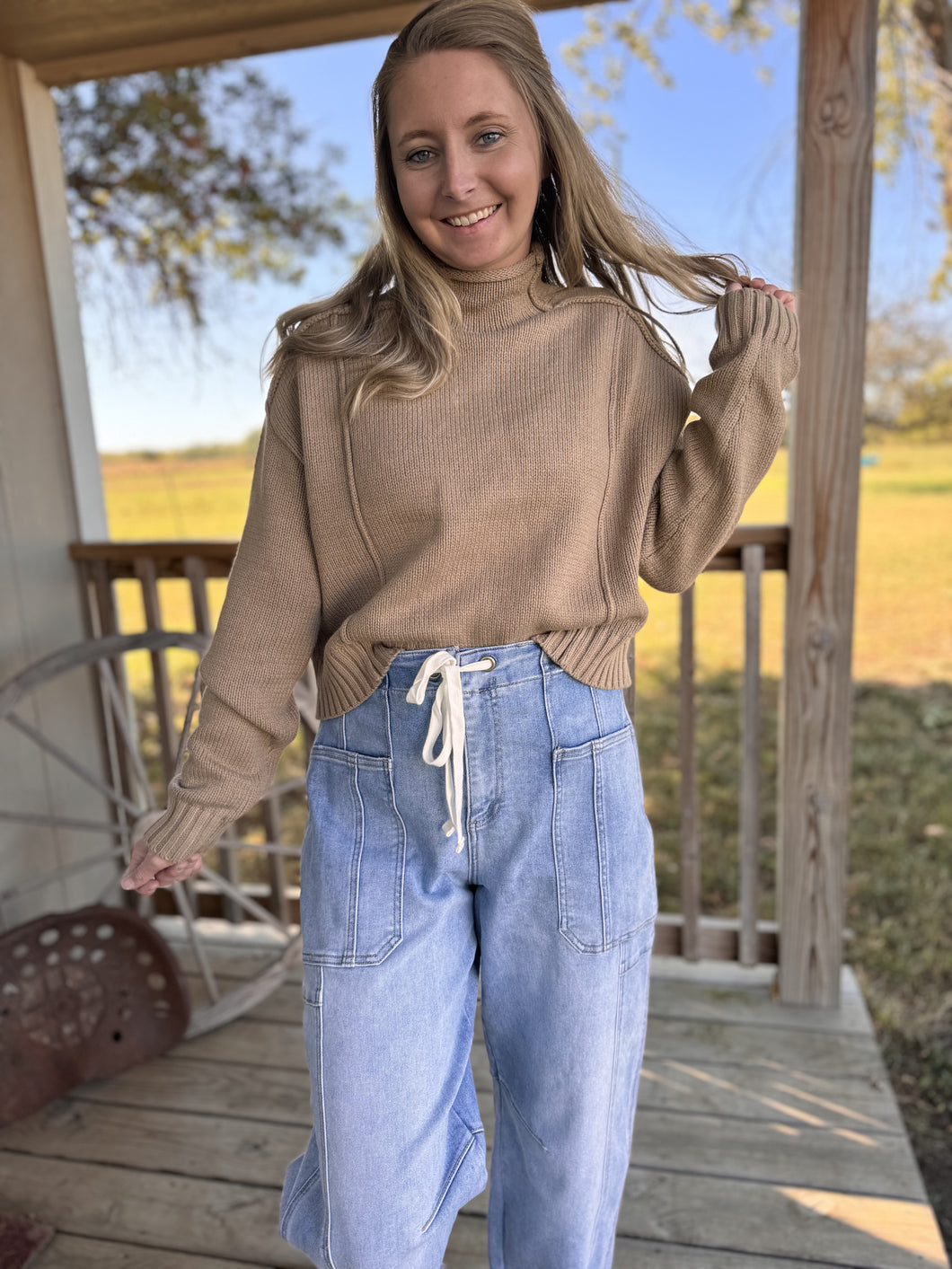 The Knowles Sweater {Mocha}