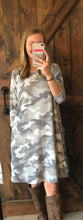 Load image into Gallery viewer, Grey Camo Dress
