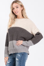 Load image into Gallery viewer, Color Block Sweater~Curvy
