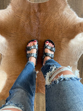 Load image into Gallery viewer, Paisley Party Sandals

