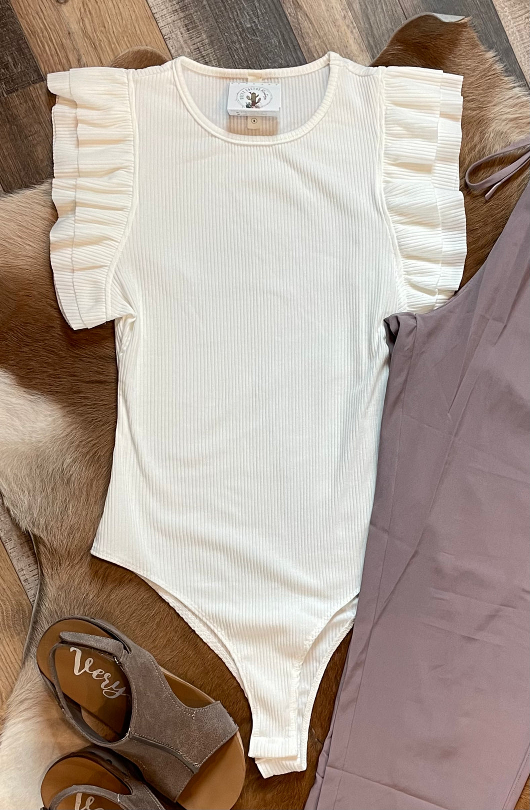 The Langdon Bodysuit {Ivory}