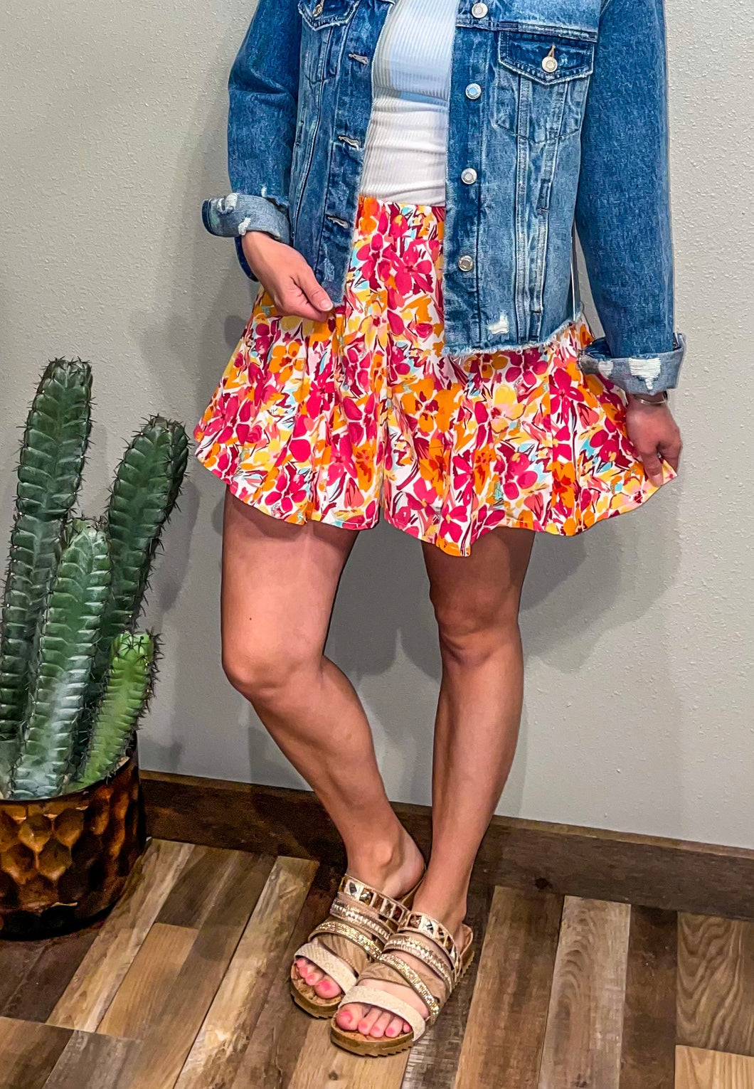 Flirty Floral Shorts