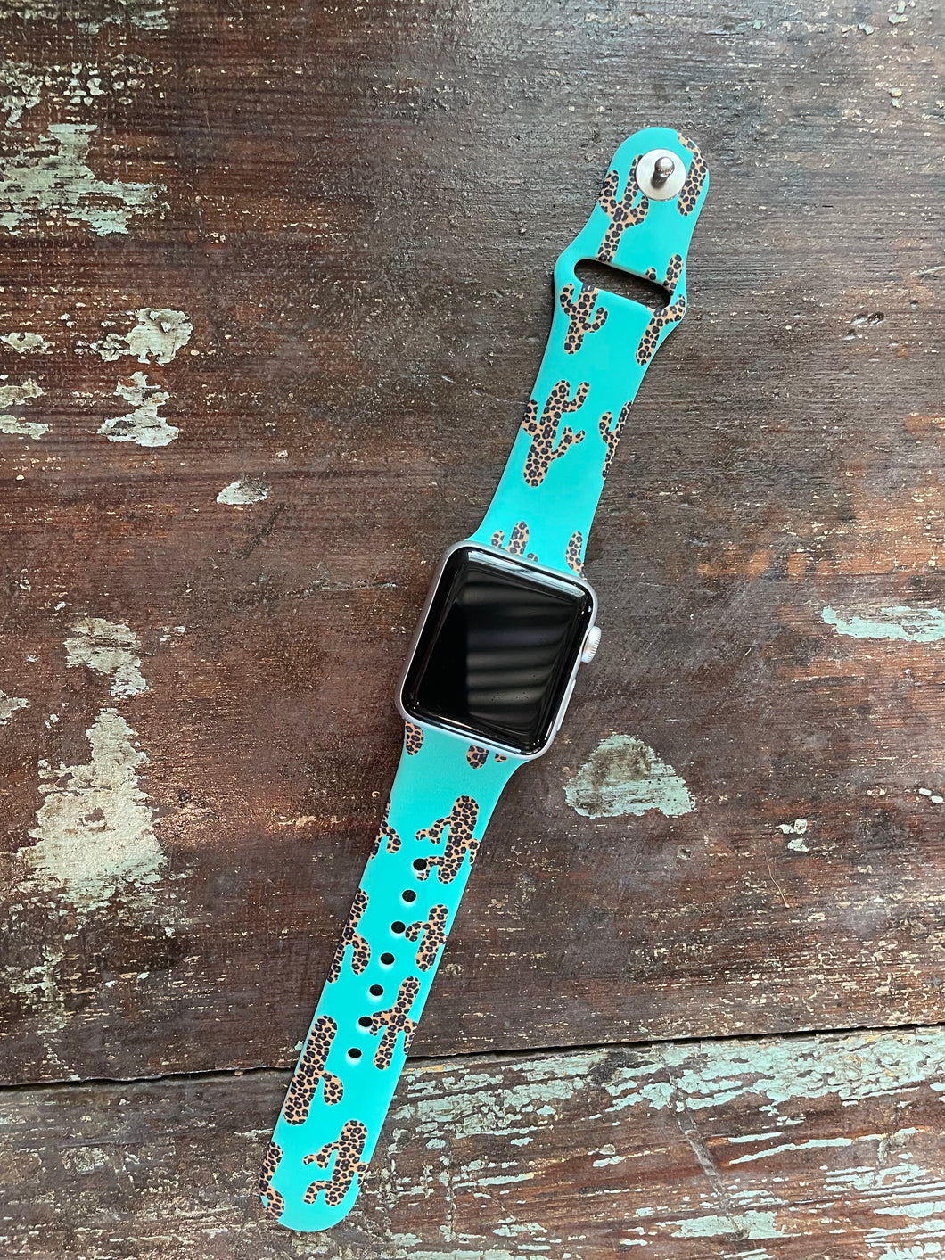 Leopard/Cactus Apple Watch Band