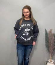 Load image into Gallery viewer, Raised On The Jayhawks Crewneck Sweatshirt
