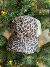 Load image into Gallery viewer, C.C. Cheetah Ponytail Hat
