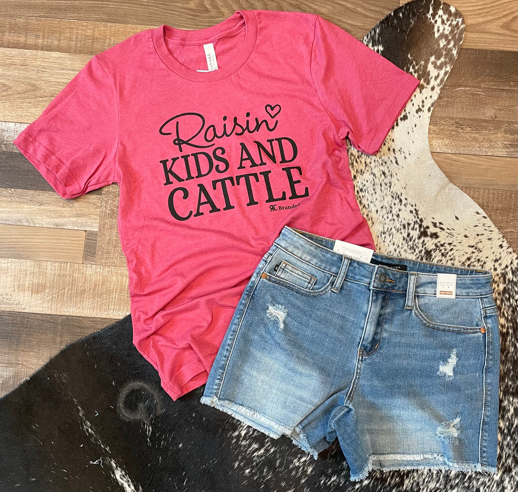 Raisin' Kids and Cattle {pink}