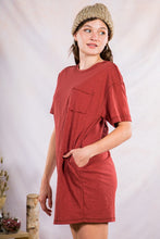Load image into Gallery viewer, Brick T-Shirt Dress
