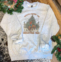 Load image into Gallery viewer, Rockin&#39; Around the Christmas Tree Crewneck Sweatshirt
