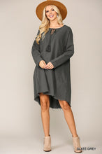 Load image into Gallery viewer, Hi-Low Dress with Pockets
